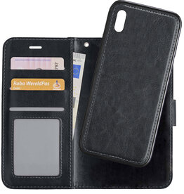 NoXx NoXx iPhone Xs Max 2-in-1 Hoesje BookCase Uitneembaar - Zwart