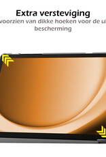 Nomfy Hoes Geschikt voor Samsung Galaxy Tab A9 Plus Hoes Tri-fold Tablet Hoesje Case Met Screenprotector - Hoesje Geschikt voor Samsung Tab A9 Plus Hoesje Hardcover Bookcase - Galaxy