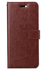BASEY. Hoes Geschikt voor iPhone 12 Pro Max Hoesje Bookcase Hoes 2-in-1 Cover - Hoesje Geschikt voor iPhone 12 Pro Max Hoes 2-in-1 Hoesje Case - Bruin