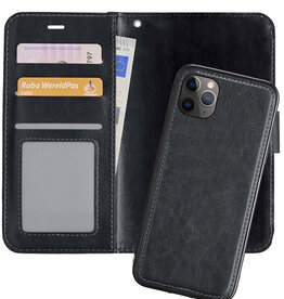 Nomfy Nomfy iPhone 11 Pro 2-in-1 Hoesje BookCase Uitneembaar - Zwart
