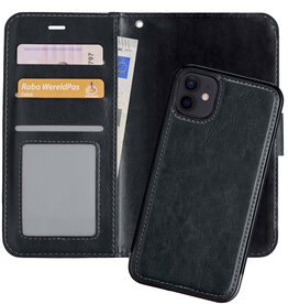 Nomfy Nomfy iPhone 12 Mini 2-in-1 Hoesje BookCase Uitneembaar - Zwart