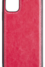 Nomfy Hoesje Geschikt voor iPhone 12 Mini Hoesje 2-in-1 Bookcase Hoes Case Uitneembaar - Hoes Geschikt voor iPhone 12 Mini Hoes Cover - Donkerroze