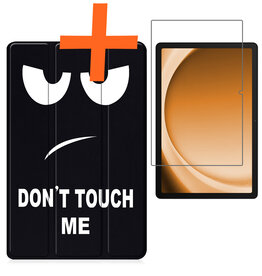 Nomfy Nomfy Samsung Galaxy Tab A9 Plus Hoes Met Screenprotector - Don't touch me