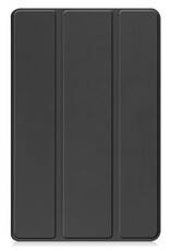 Nomfy Hoes Geschikt voor Samsung Galaxy Tab A9 Plus Hoes Tri-fold Tablet Hoesje Case - Hoesje Geschikt voor Samsung Tab A9 Plus Hoesje Hardcover Bookcase - Zwart