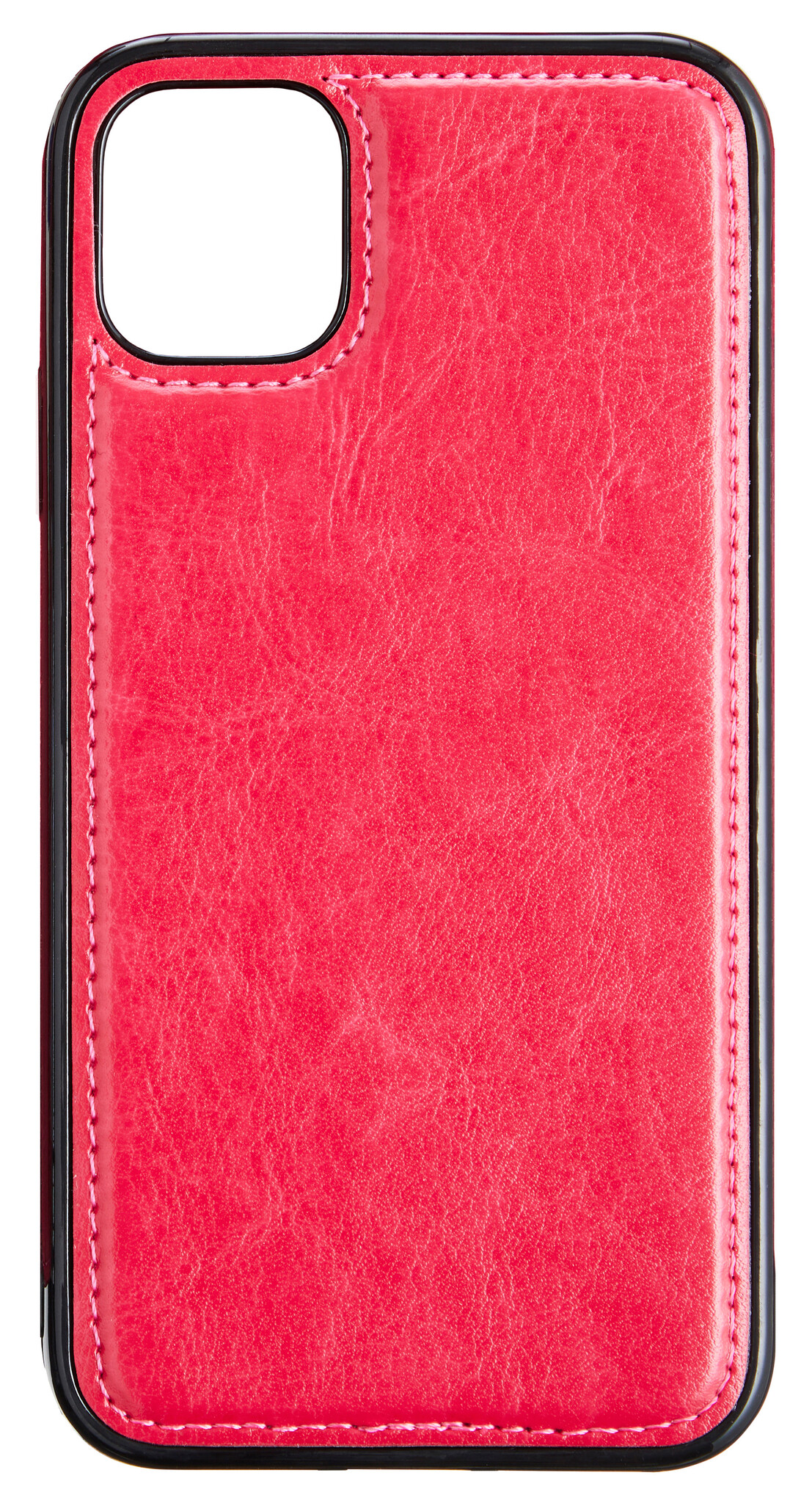 BASEY. Hoes Geschikt voor iPhone 13 Mini Hoesje Bookcase Hoes 2-in-1 Cover - Hoesje Geschikt voor iPhone 13 Mini Hoes 2-in-1 Hoesje Case - Donkerroze