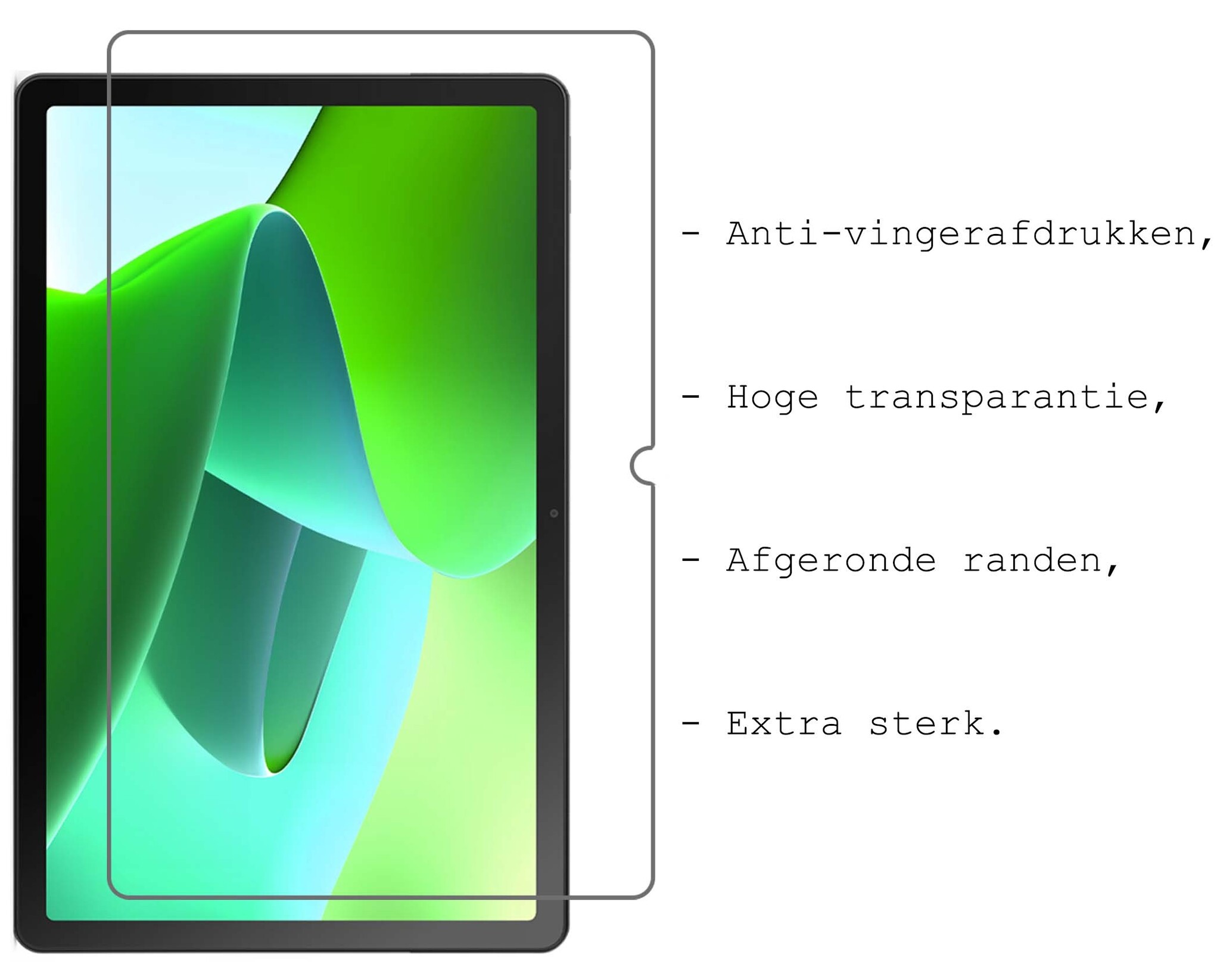 BASEY. Screenprotector Geschikt voor Lenovo Tab M10 (3rd gen) Screenprotector Tempered Glass - Screenprotector Geschikt voor Lenovo Tab M10 (3e gen) Screen Protector Beschermglas