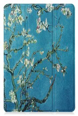 BASEY. Hoesje Geschikt voor Lenovo Tab M10 (3rd gen) Hoes Case Tablet Hoesje Tri-fold - Hoes Geschikt voor Lenovo Tab M10 (3e gen) Hoesje Hard Cover Bookcase Hoes - Bloesem