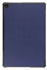 BASEY. Hoesje Geschikt voor Lenovo Tab M10 (3rd gen) Hoes Case Tablet Hoesje Tri-fold - Hoes Geschikt voor Lenovo Tab M10 (3e gen) Hoesje Hard Cover Bookcase Hoes - Donkerblauw