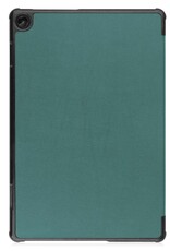 BASEY. Hoesje Geschikt voor Lenovo Tab M10 (3rd gen) Hoes Case Tablet Hoesje Tri-fold - Hoes Geschikt voor Lenovo Tab M10 (3e gen) Hoesje Hard Cover Bookcase Hoes - Donkergroen