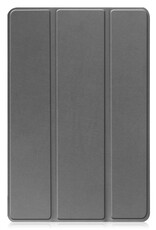 BASEY. Hoesje Geschikt voor Lenovo Tab M10 (3rd gen) Hoes Case Tablet Hoesje Tri-fold - Hoes Geschikt voor Lenovo Tab M10 (3e gen) Hoesje Hard Cover Bookcase Hoes - Grijs