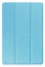 BASEY. Hoesje Geschikt voor Lenovo Tab M10 (3rd gen) Hoes Case Tablet Hoesje Tri-fold - Hoes Geschikt voor Lenovo Tab M10 (3e gen) Hoesje Hard Cover Bookcase Hoes - Lichtblauw