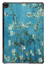 BASEY. Hoesje Geschikt voor Lenovo Tab M10 (3rd gen) Hoes Case Tablet Hoesje Tri-fold Met Screenprotector - Hoes Geschikt voor Lenovo Tab M10 (3e gen) Hoesje Hard Cover Bookcase Hoes - Bloesem