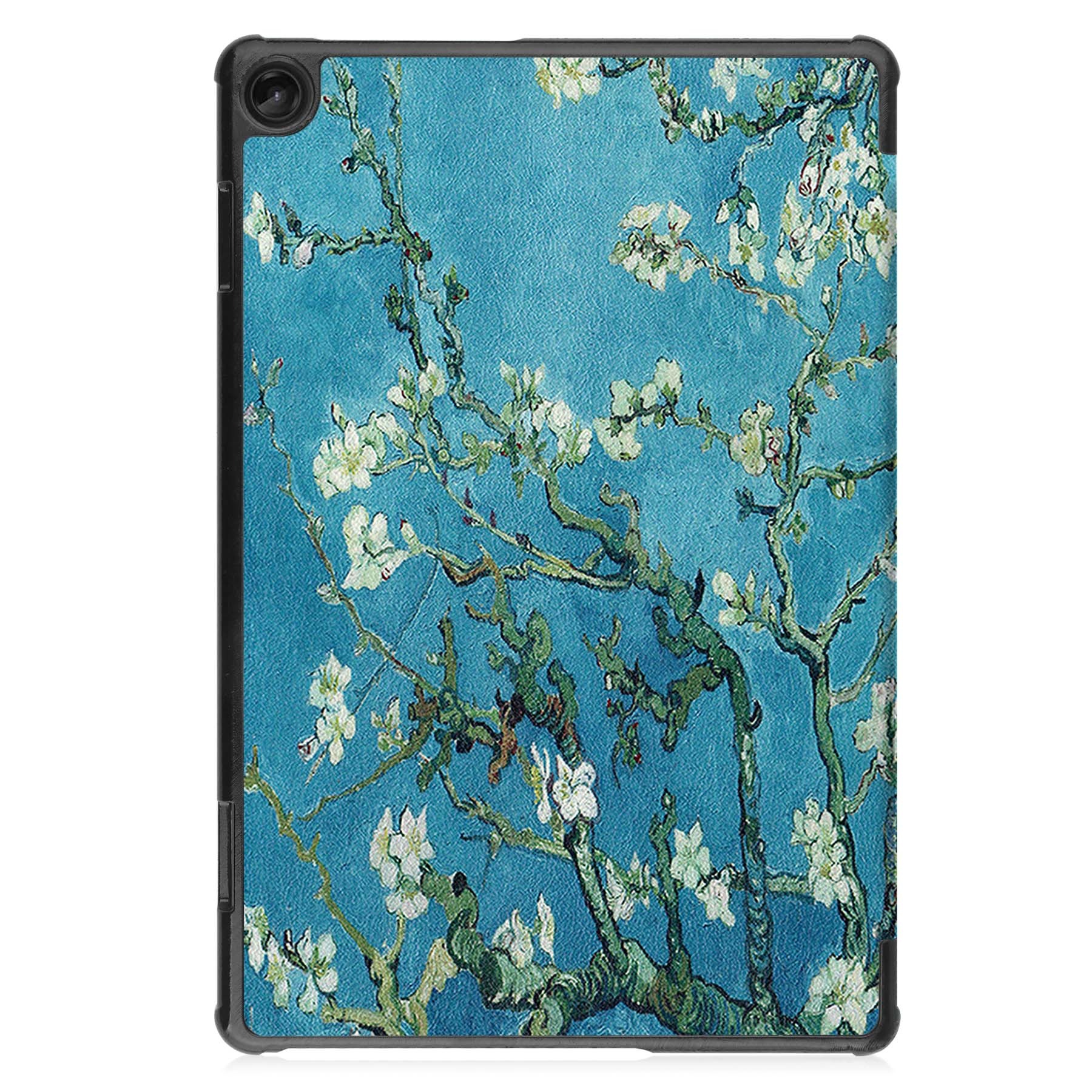 BASEY. Hoesje Geschikt voor Lenovo Tab M10 (3rd gen) Hoes Case Tablet Hoesje Tri-fold Met Screenprotector - Hoes Geschikt voor Lenovo Tab M10 (3e gen) Hoesje Hard Cover Bookcase Hoes - Bloesem