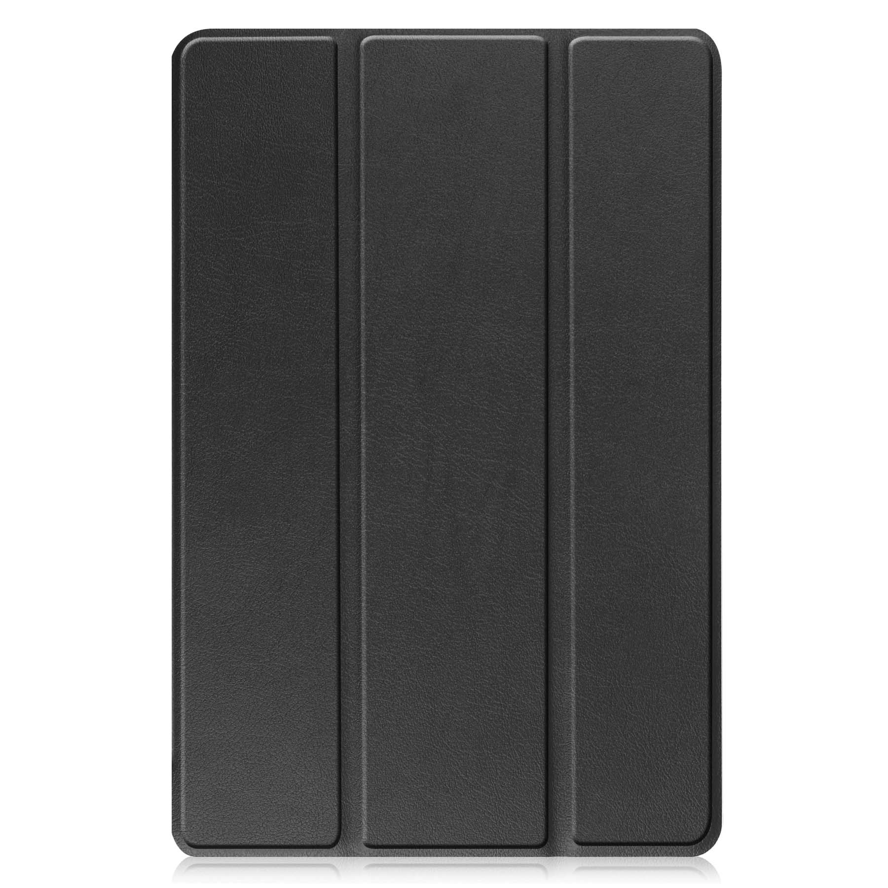 BASEY. Hoesje Geschikt voor Lenovo Tab M10 (3rd gen) Hoes Case Tablet Hoesje Tri-fold Met Screenprotector - Hoes Geschikt voor Lenovo Tab M10 (3e gen) Hoesje Hard Cover Bookcase Hoes - Zwart