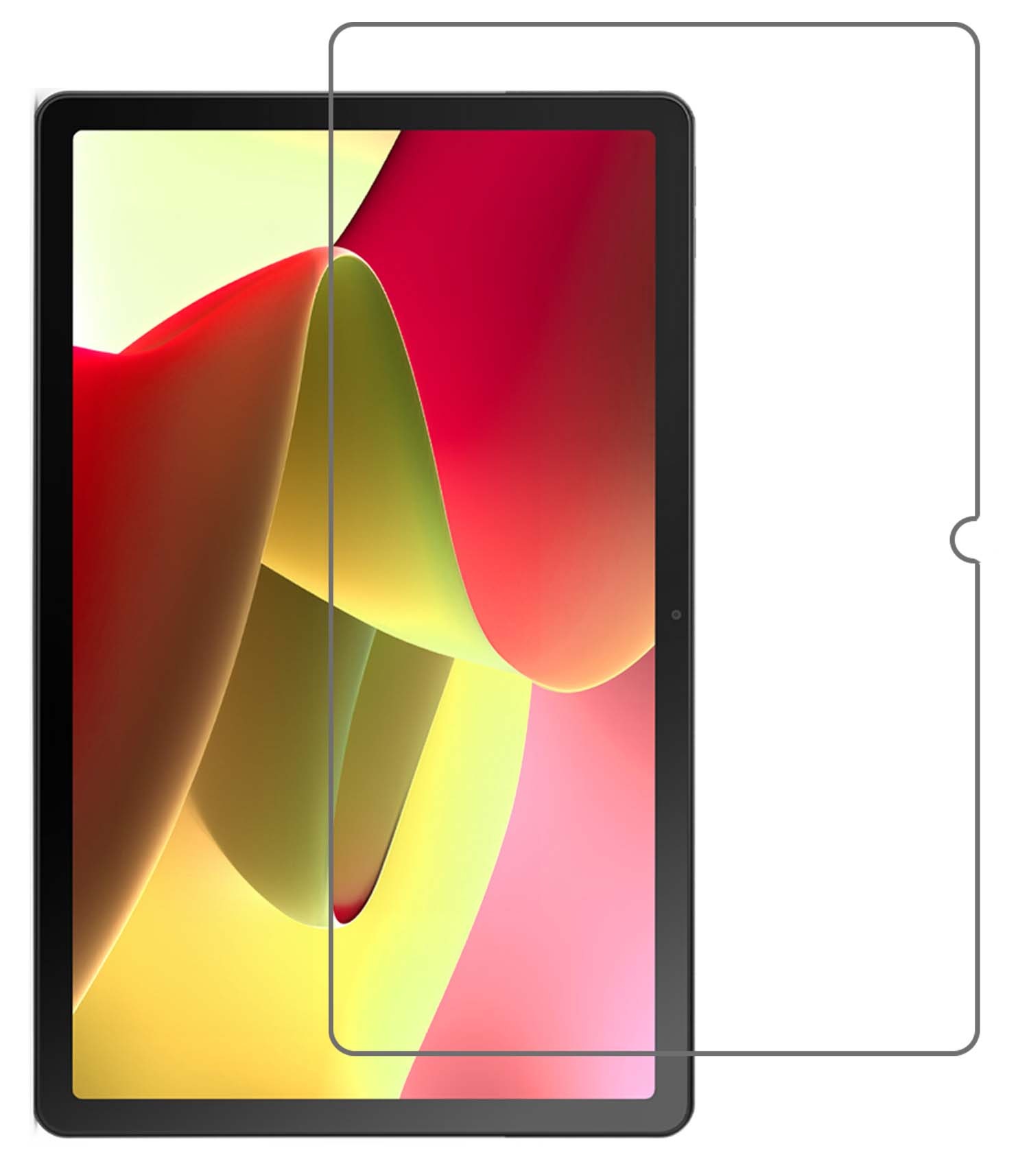 NoXx Screenprotector Geschikt voor Lenovo Tab M10 (3rd gen) Screenprotector Bescherm Glas Screen Protector