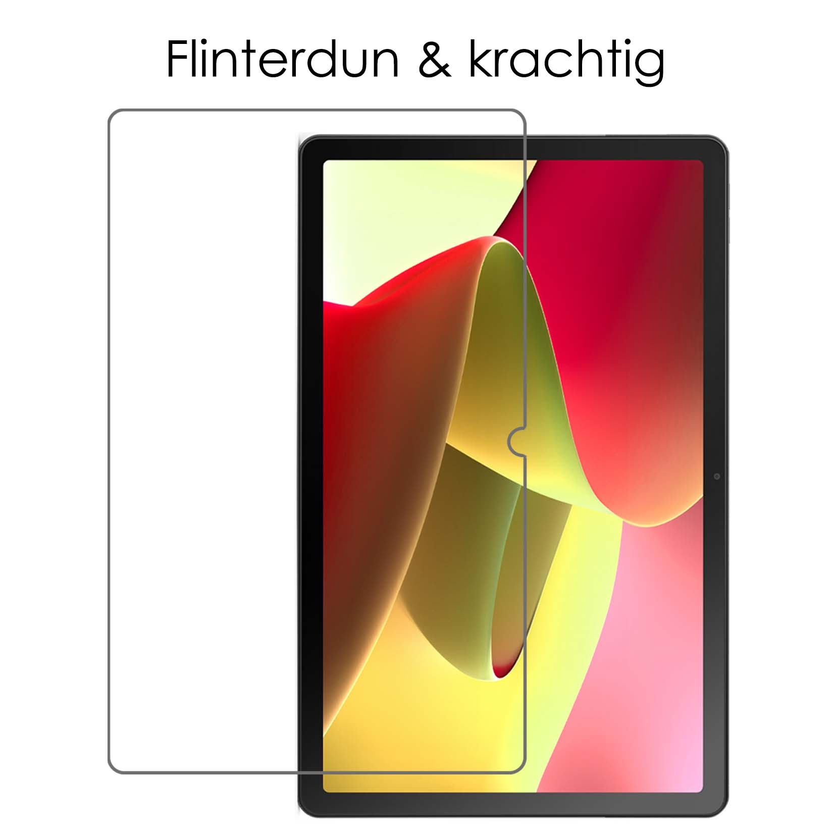 NoXx Screenprotector Geschikt voor Lenovo Tab M10 (3rd gen) Screenprotector Bescherm Glas Screen Protector - 2x