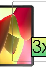 NoXx Screenprotector Geschikt voor Lenovo Tab M10 (3rd gen) Screenprotector Bescherm Glas Screen Protector - 3x