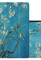 NoXx Hoesje Geschikt voor Lenovo Tab M10 (3rd gen) Hoesje Case Hard Cover Hoes Book Case - Bloesem