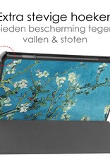 NoXx Hoesje Geschikt voor Lenovo Tab M10 (3rd gen) Hoesje Case Hard Cover Hoes Book Case - Bloesem