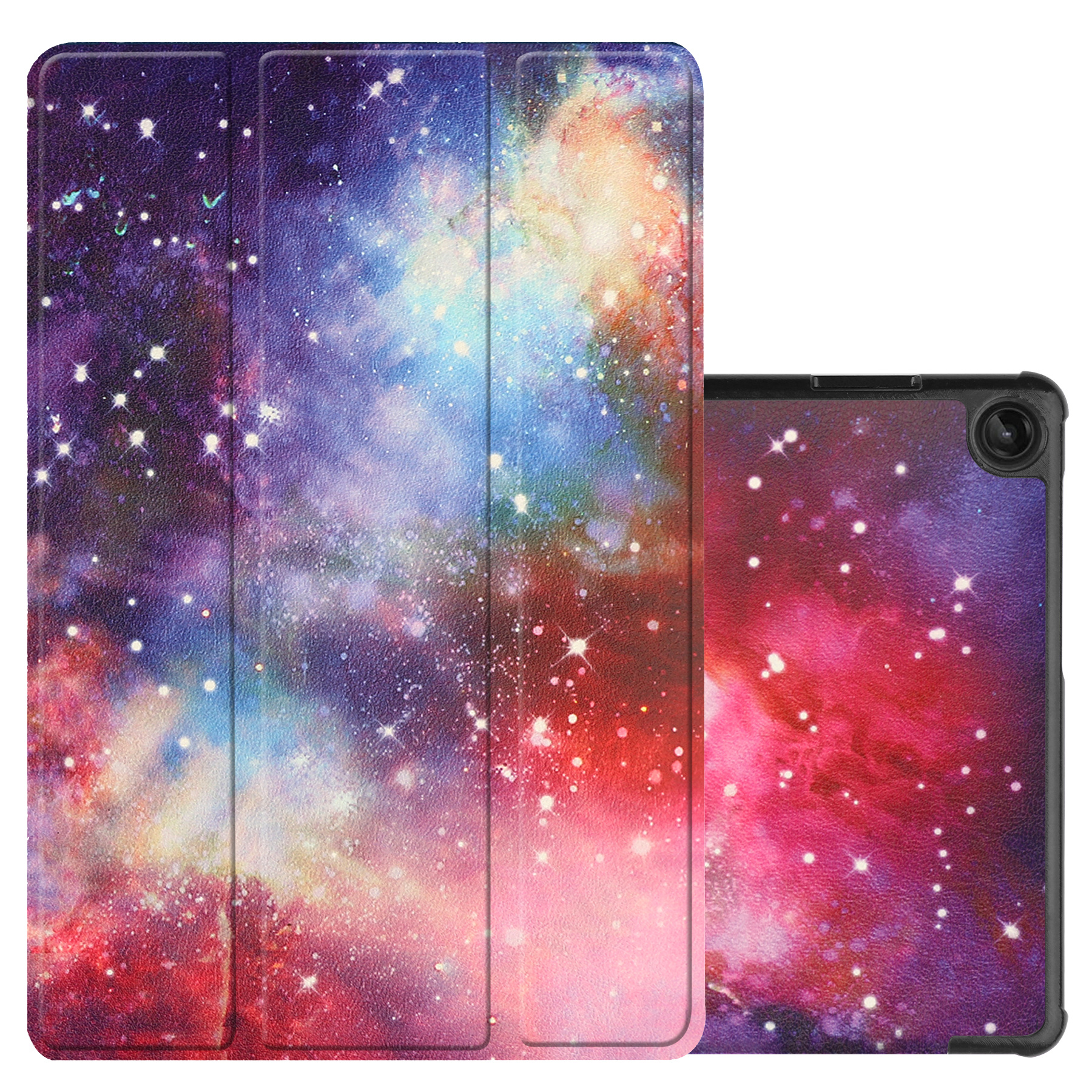 NoXx Hoesje Geschikt voor Lenovo Tab M10 (3rd gen) Hoesje Case Hard Cover Hoes Book Case - Galaxy