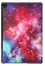 NoXx Hoesje Geschikt voor Lenovo Tab M10 (3rd gen) Hoesje Case Hard Cover Hoes Book Case - Galaxy