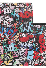 NoXx Hoesje Geschikt voor Lenovo Tab M10 (3rd gen) Hoesje Case Hard Cover Hoes Book Case - Graffity
