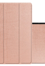 NoXx Hoesje Geschikt voor Lenovo Tab M10 (3rd gen) Hoesje Case Hard Cover Hoes Book Case - Rosé goud