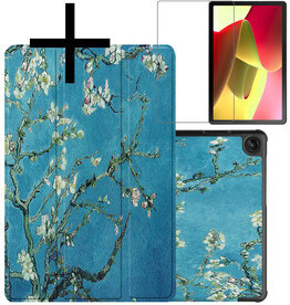 NoXx NoXx Lenovo Tab M10 (Gen 3) Hoesje Met Screenprotector - Bloesem