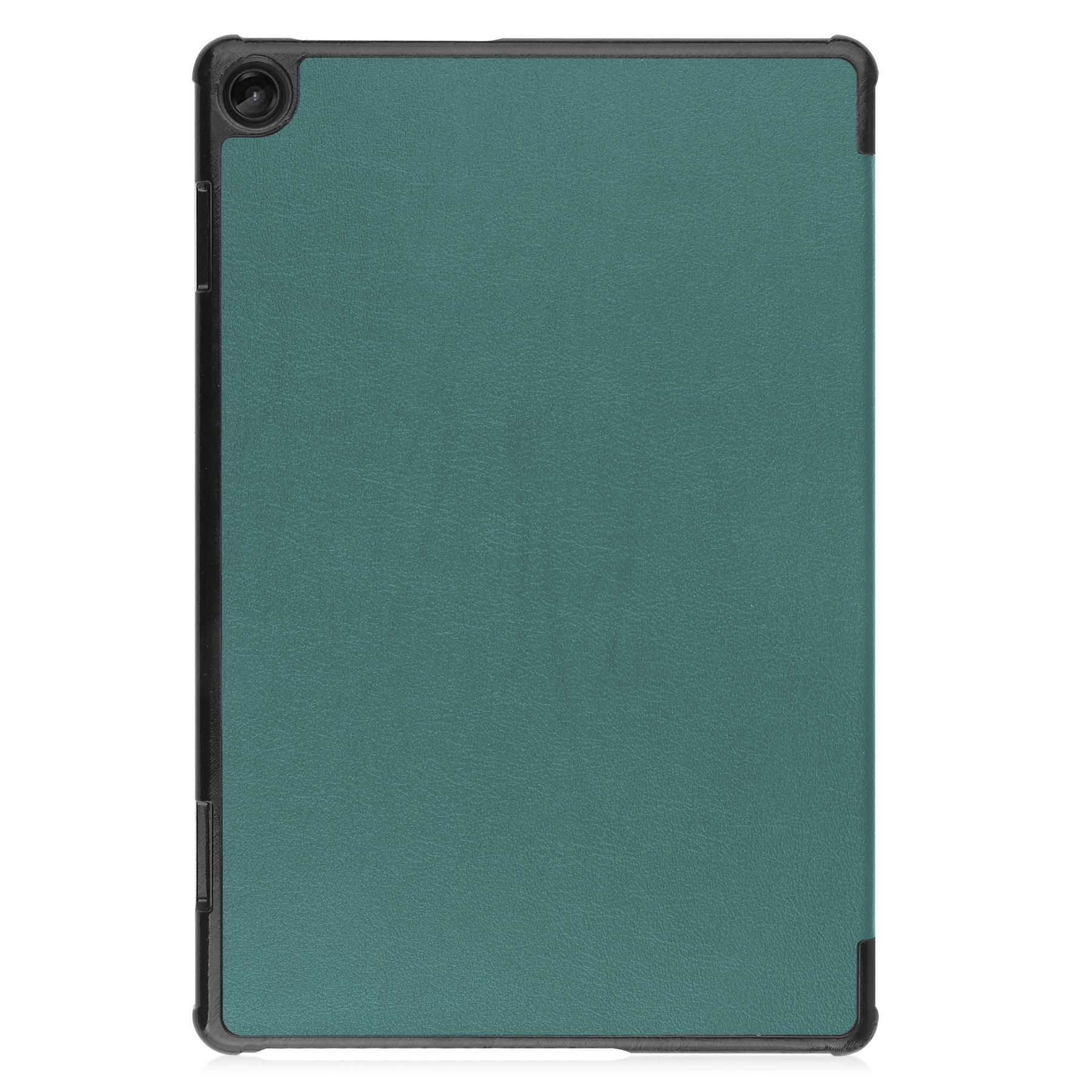 NoXx Hoesje Geschikt voor Lenovo Tab M10 (3rd gen) Hoesje Case Hard Cover Hoes Book Case Met Screenprotector - Donkergroen