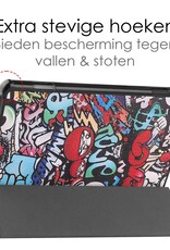 NoXx Hoesje Geschikt voor Lenovo Tab M10 (3rd gen) Hoesje Case Hard Cover Hoes Book Case Met Screenprotector - Graffity