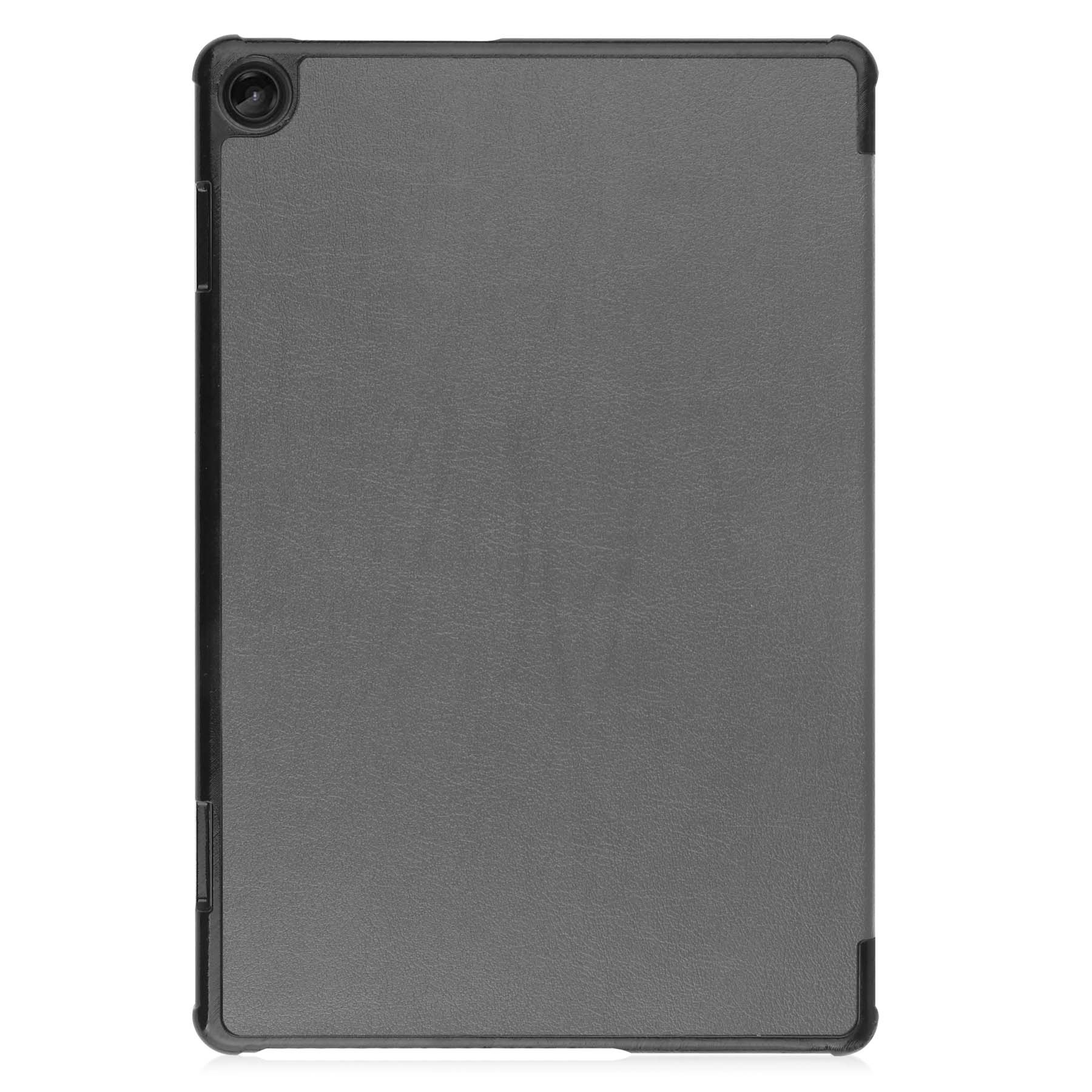 NoXx Hoesje Geschikt voor Lenovo Tab M10 (3rd gen) Hoesje Case Hard Cover Hoes Book Case Met Screenprotector - Grijs
