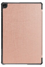 NoXx Hoesje Geschikt voor Lenovo Tab M10 (3rd gen) Hoesje Case Hard Cover Hoes Book Case Met Screenprotector - Rosé goud