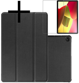 NoXx NoXx Lenovo Tab M10 (Gen 3) Hoesje Met Screenprotector - Zwart