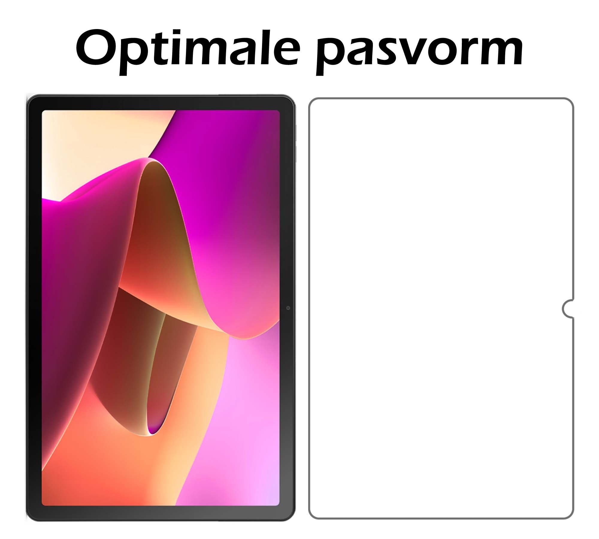 Nomfy Screenprotector Geschikt voor Lenovo Tab M10 (3rd gen) Screenprotector Bescherm Glas - Screen Protector Geschikt voor Lenovo Tab M10 (3e gen) Screenprotector Tempered Glass - 3 PACK