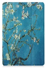 Nomfy Hoes Geschikt voor Lenovo Tab M10 (3rd gen) Hoes Tri-fold Tablet Hoesje Case - Hoesje Geschikt voor Lenovo Tab M10 (3e gen) Hoesje Hardcover Bookcase - Bloesem