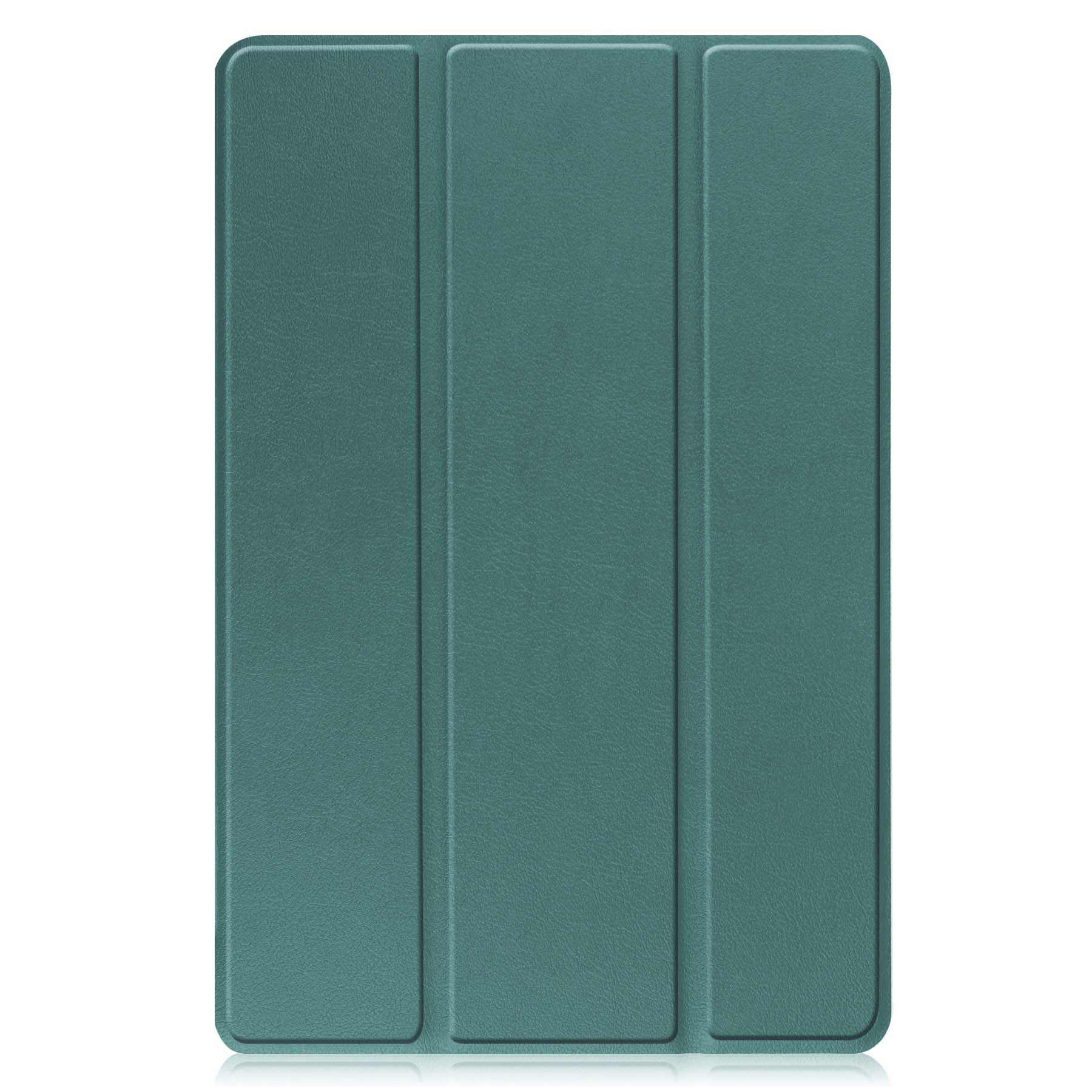 Nomfy Hoes Geschikt voor Lenovo Tab M10 (3rd gen) Hoes Tri-fold Tablet Hoesje Case - Hoesje Geschikt voor Lenovo Tab M10 (3e gen) Hoesje Hardcover Bookcase - Donkergroen