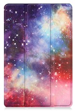 Nomfy Hoes Geschikt voor Lenovo Tab M10 (3rd gen) Hoes Tri-fold Tablet Hoesje Case - Hoesje Geschikt voor Lenovo Tab M10 (3e gen) Hoesje Hardcover Bookcase - Galaxy