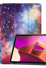 Nomfy Hoes Geschikt voor Lenovo Tab M10 (3rd gen) Hoes Tri-fold Tablet Hoesje Case - Hoesje Geschikt voor Lenovo Tab M10 (3e gen) Hoesje Hardcover Bookcase - Galaxy