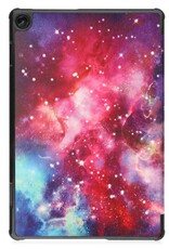Nomfy Hoes Geschikt voor Lenovo Tab M10 (3rd gen) Hoes Tri-fold Tablet Hoesje Case - Hoesje Geschikt voor Lenovo Tab M10 (3e gen) Hoesje Hardcover Bookcase - Galaxy