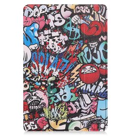 Nomfy Nomfy Lenovo Tab M10 (Gen 3) Hoesje - Graffity