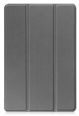 Nomfy Hoes Geschikt voor Lenovo Tab M10 (3rd gen) Hoes Tri-fold Tablet Hoesje Case - Hoesje Geschikt voor Lenovo Tab M10 (3e gen) Hoesje Hardcover Bookcase - Grijs