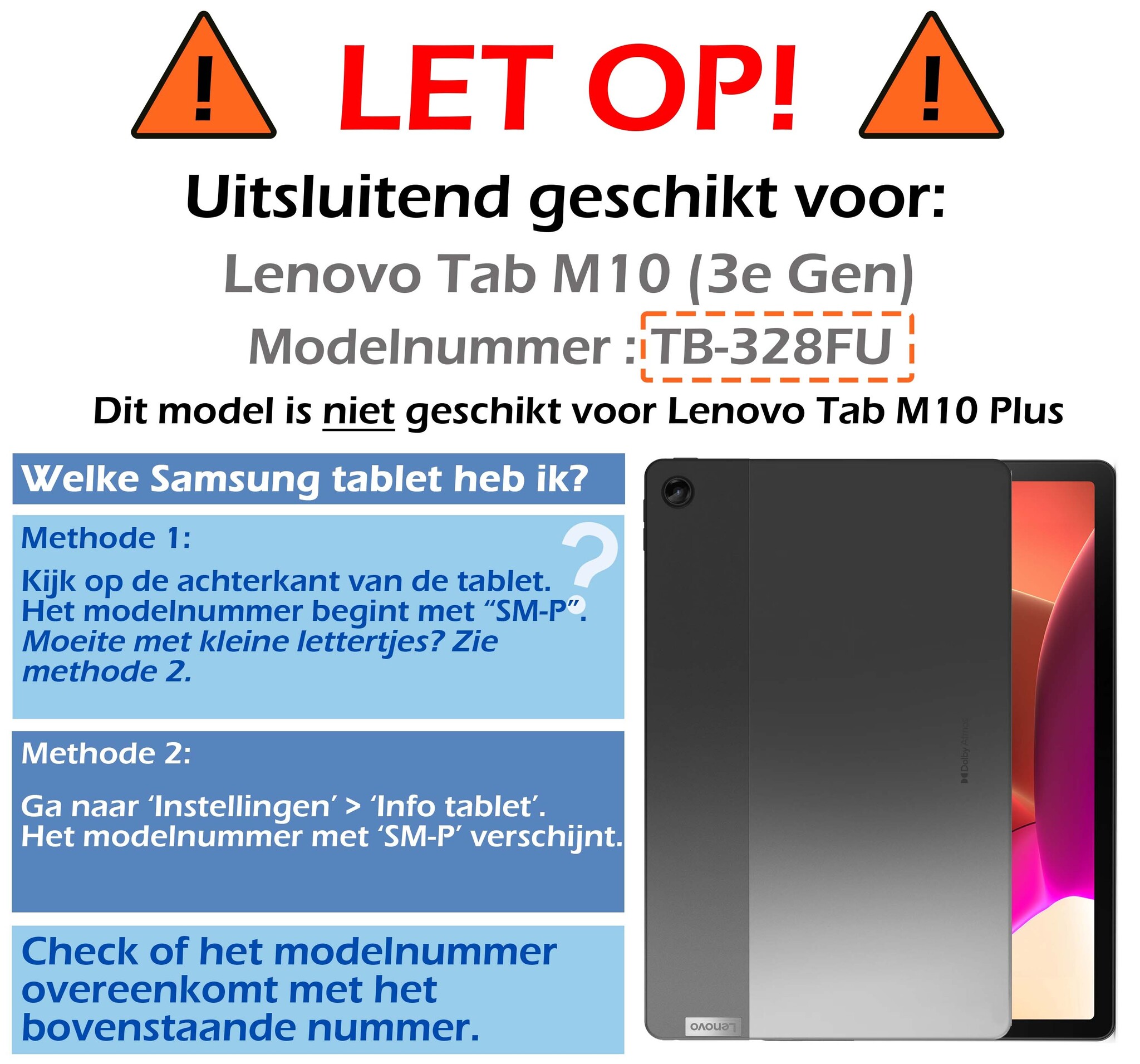 Nomfy Hoes Geschikt voor Lenovo Tab M10 (3rd gen) Hoes Tri-fold Tablet Hoesje Case - Hoesje Geschikt voor Lenovo Tab M10 (3e gen) Hoesje Hardcover Bookcase - Rosé goud