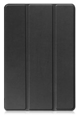 Nomfy Hoes Geschikt voor Lenovo Tab M10 (3rd gen) Hoes Tri-fold Tablet Hoesje Case - Hoesje Geschikt voor Lenovo Tab M10 (3e gen) Hoesje Hardcover Bookcase - Zwart