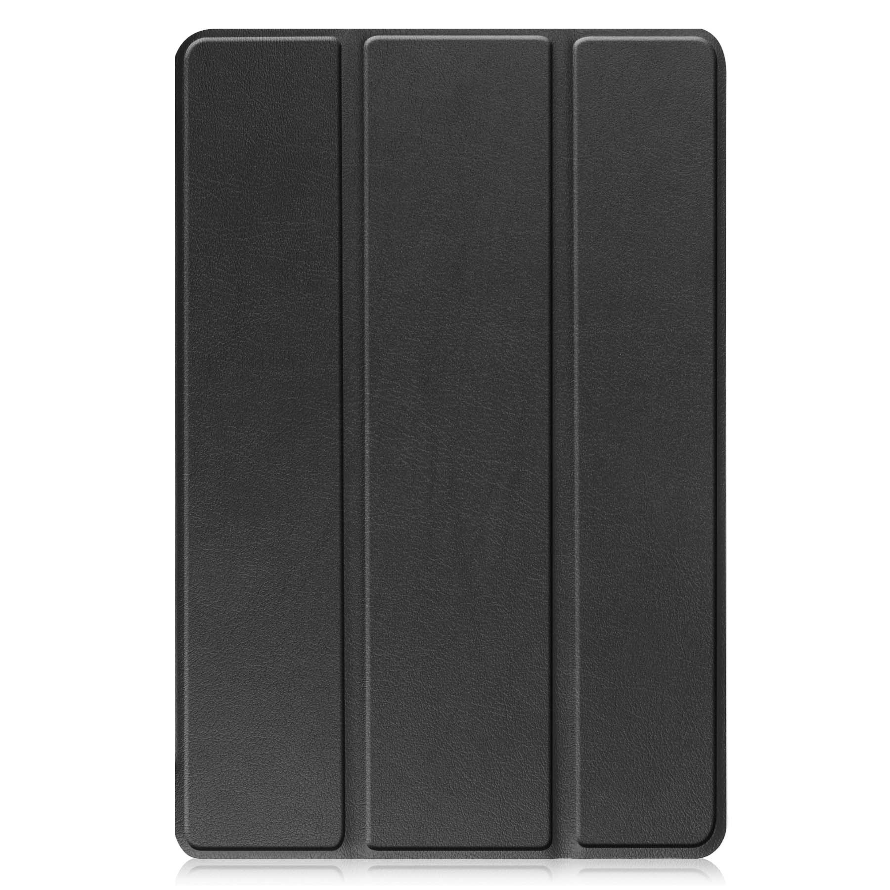 Nomfy Hoes Geschikt voor Lenovo Tab M10 (3rd gen) Hoes Tri-fold Tablet Hoesje Case - Hoesje Geschikt voor Lenovo Tab M10 (3e gen) Hoesje Hardcover Bookcase - Zwart