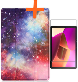 Nomfy Nomfy Lenovo Tab M10 (Gen 3) Hoesje Met Screenprotector - Galaxy