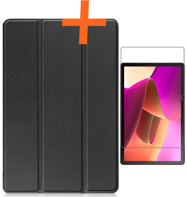 Nomfy Nomfy Lenovo Tab M10 (Gen 3) Hoesje Met Screenprotector - Zwart