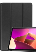 Nomfy Hoes Geschikt voor Lenovo Tab M10 (3rd gen) Hoes Tri-fold Tablet Hoesje Case Met Screenprotector - Hoesje Geschikt voor Lenovo Tab M10 (3e gen) Hoesje Hardcover Bookcase - Zwart