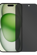 BASEY. Screenprotector Geschikt voor iPhone 15 Screenprotector Privacy Beschermglas - Screenprotector Geschikt voor iPhone 15 Screen Protector Full Screen Privacy