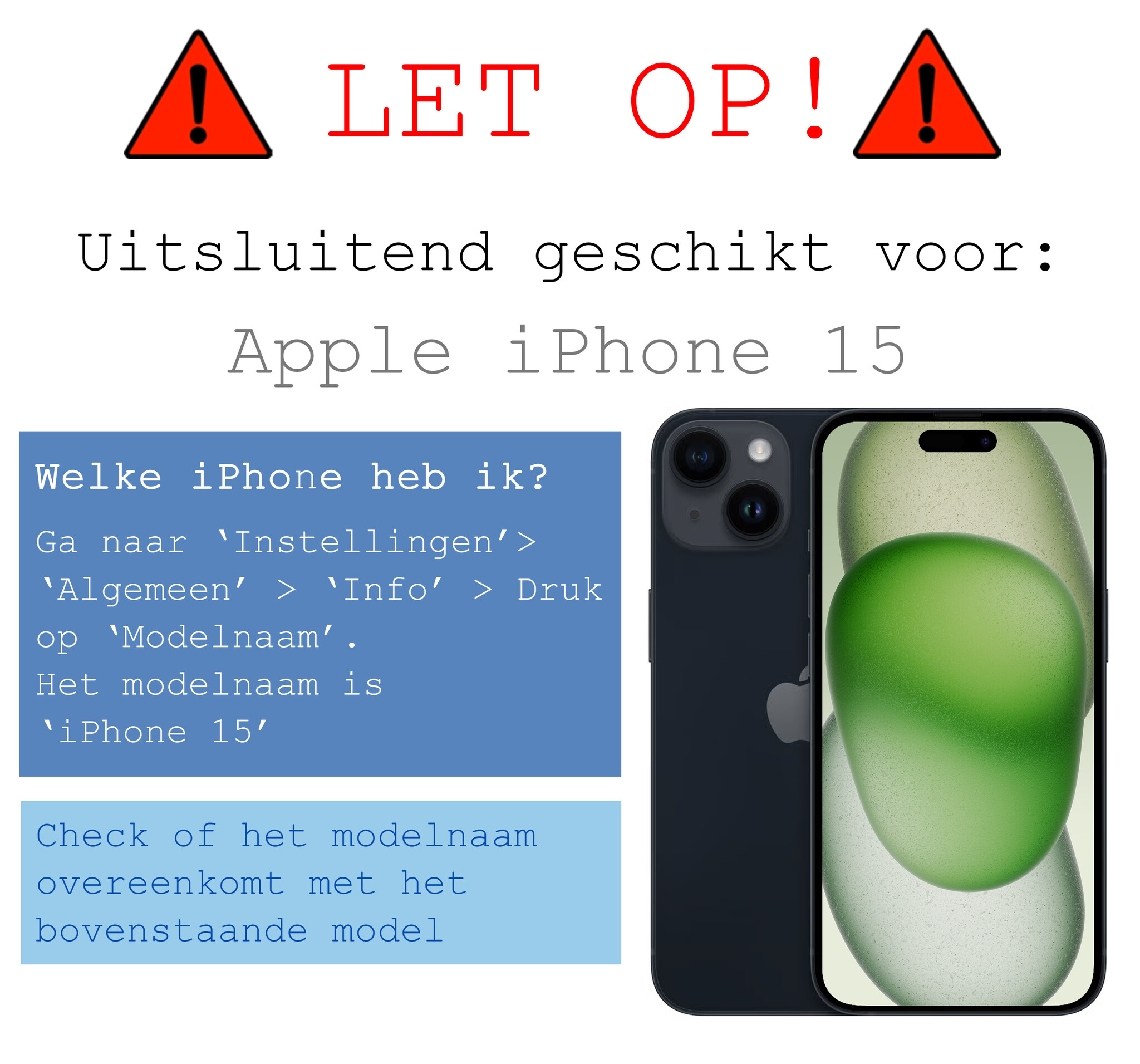 BASEY. Screenprotector Geschikt voor iPhone 15 Screenprotector Privacy Beschermglas - Screenprotector Geschikt voor iPhone 15 Screen Protector Full Screen Privacy - 3 Stuks