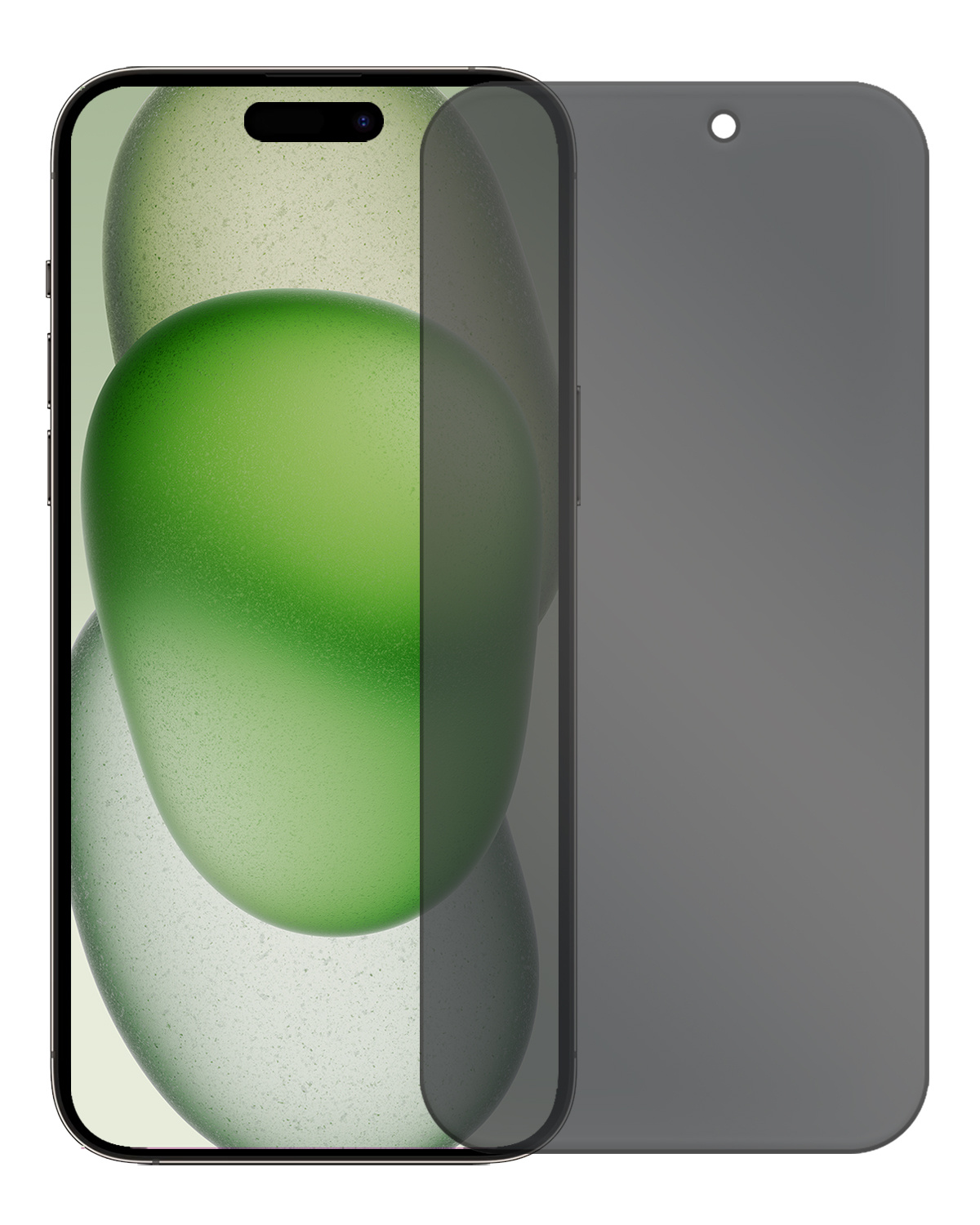 BASEY. Screenprotector Geschikt voor iPhone 15 Plus Screenprotector Privacy Beschermglas - Screenprotector Geschikt voor iPhone 15 Plus Screen Protector Full Screen Privacy